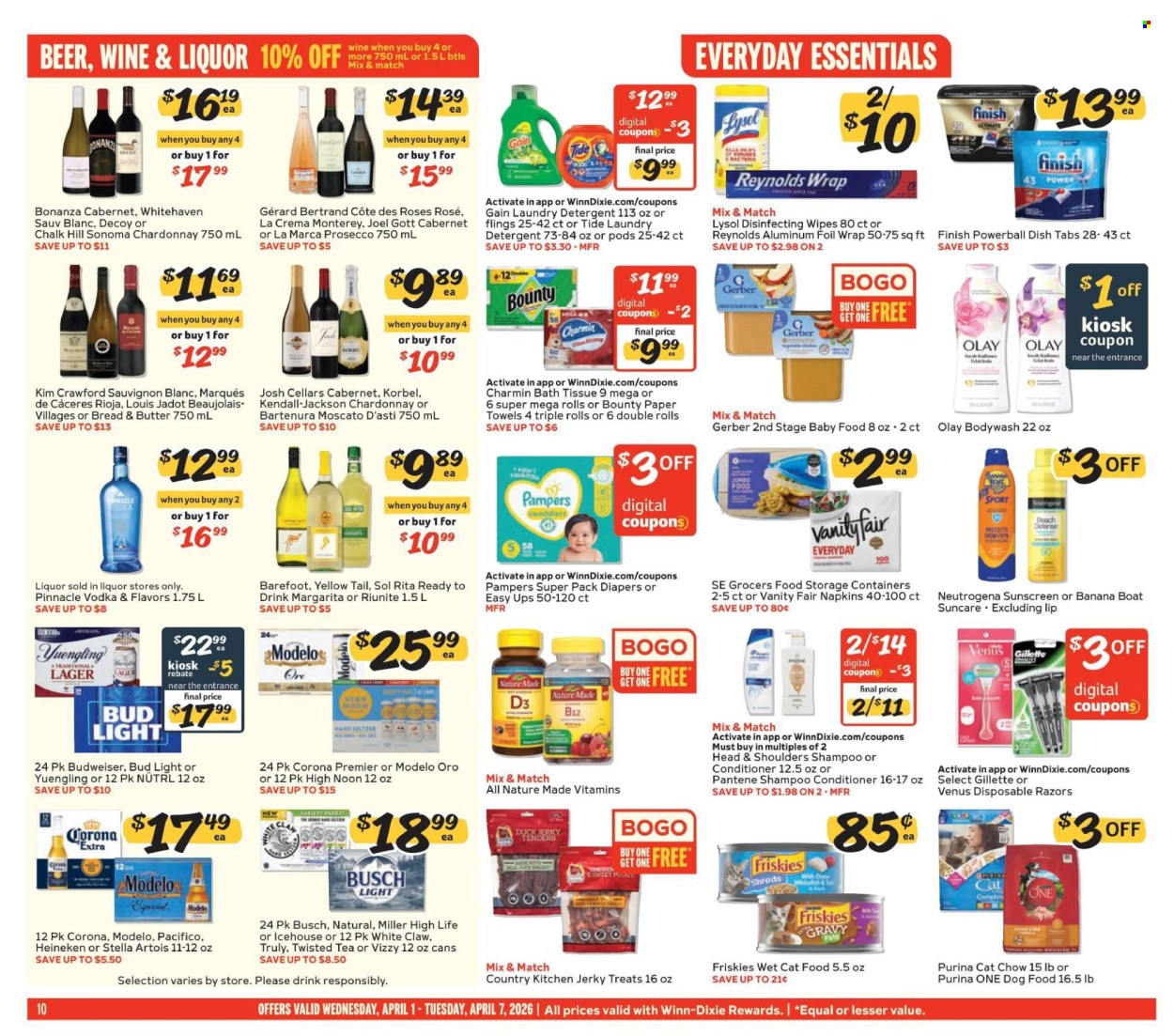 Winn Dixie ad - 04/01/2026 - 04/07/2026. Page 10