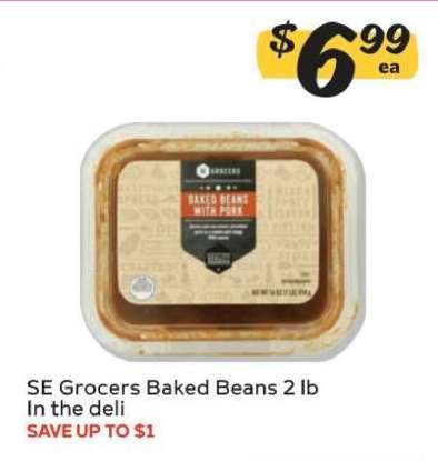 SE Grocers Baked Beans 2 lb