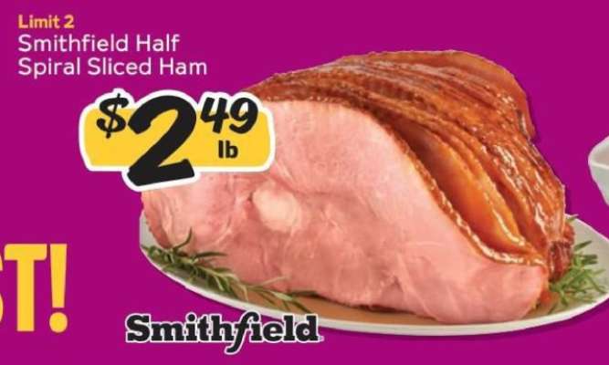 Smithfield Half Spiral Sliced Ham