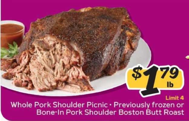 Whole Pork Shoulder Picnic