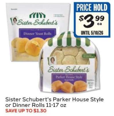 Sister Schubert's Parker House Style or Dinner Rolls