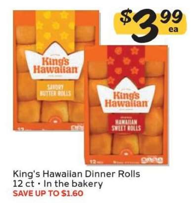 King's Hawaiian Dinner Rolls