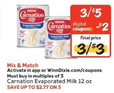Carnation Evaporated Milk 12 oz