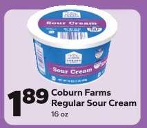 Coburn Farms Regular Sour Cream
