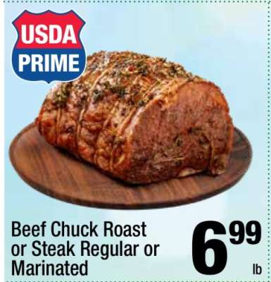 Beef Chuck Roast or Steak