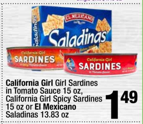 California Girl Sardines