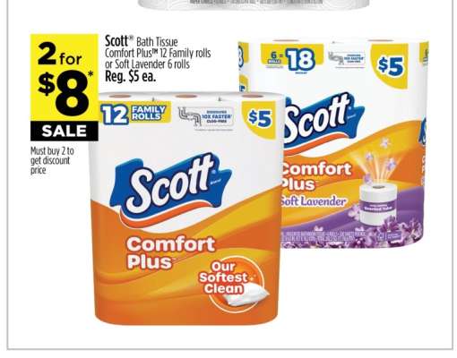 Scott Bath Tissue Comfort Plus