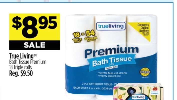 True Living Bath Tissue Premium