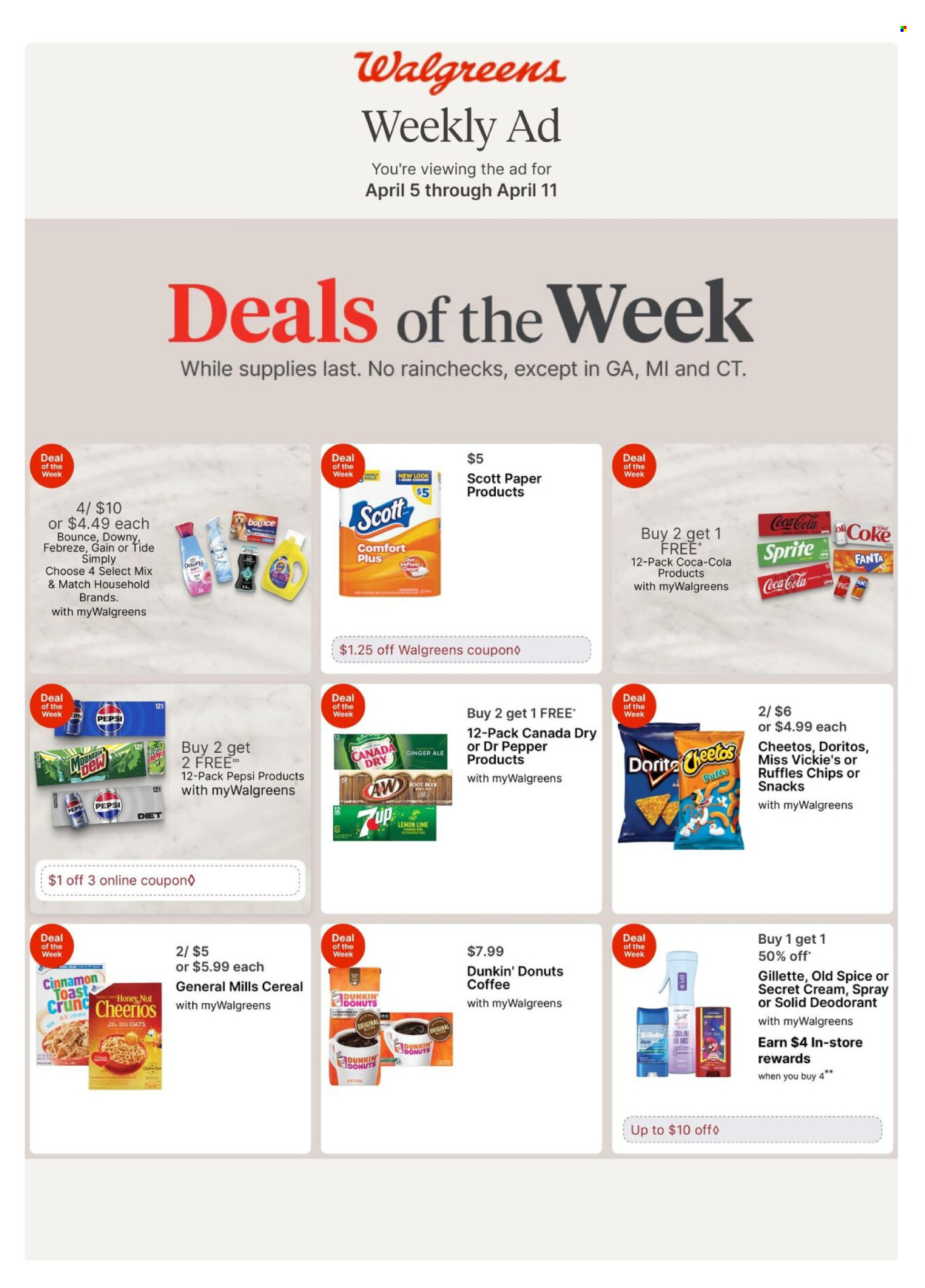 Walgreens ad - 04/05/2026 - 04/11/2026. Page 1
