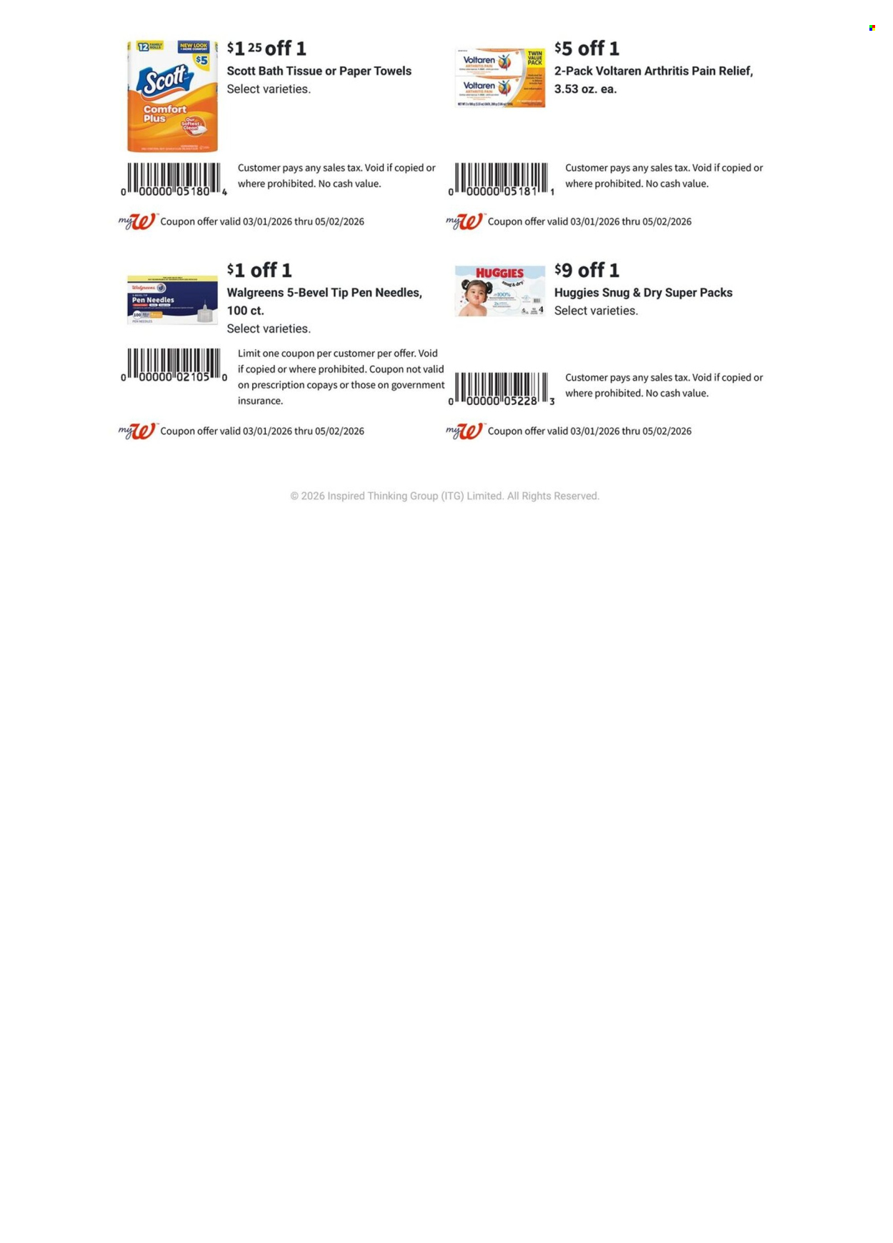 Walgreens ad - 03/29/2026 - 05/02/2026. Page 8