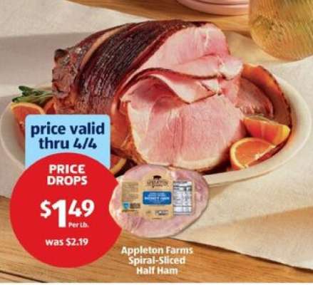 Appleton Farms Spiral-Sliced Half Ham