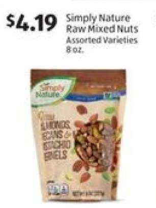Simply Nature Raw Mixed Nuts
