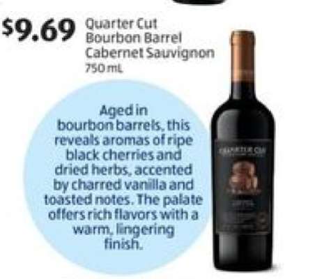 Quarter Cut Bourbon Barrel Cabernet Sauvignon