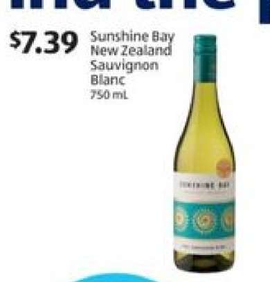 Sunshine Bay New Zealand Sauvignon Blanc