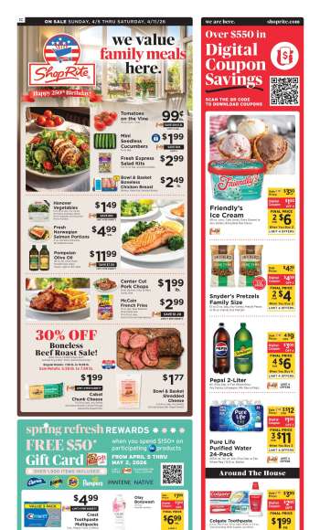 ShopRite Flyer - 04/05/2026 - 04/11/2026.