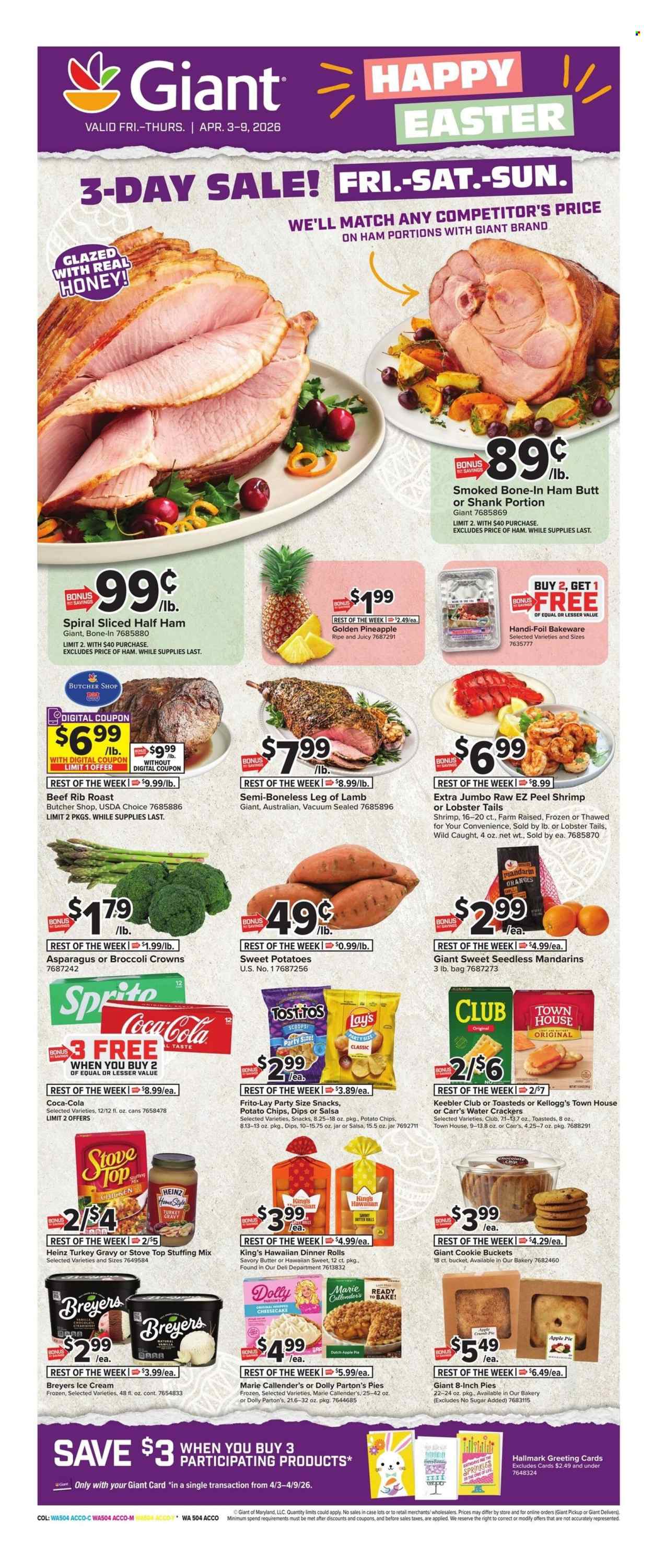 Giant Food ad - 04/03/2026 - 04/09/2026. Page 1
