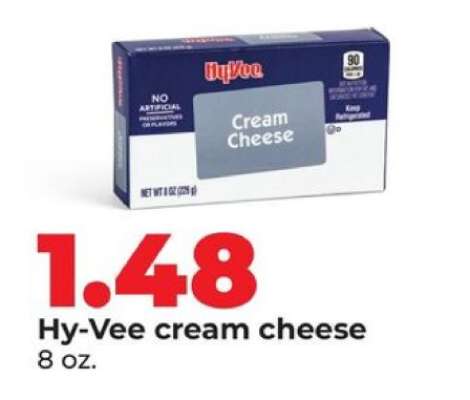 Hy-Vee cream cheese