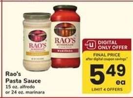 Rao's Pasta Sauce