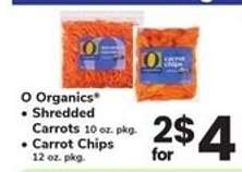 O Organics Shredded Carrots/Carrot Chips