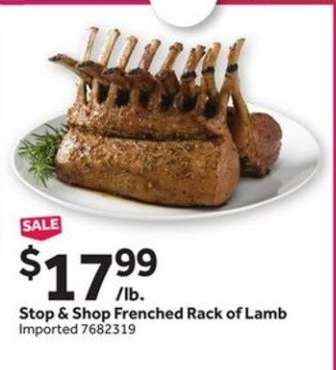 Stop & Shop Frenched Rack of Lamb