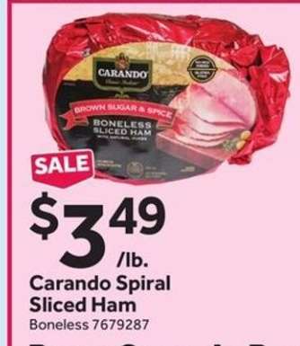 Carando Spiral Sliced Ham