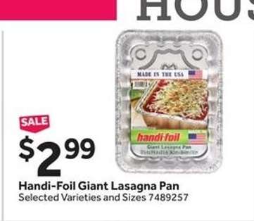 HANDI-FOIL GIANT LASAGNA PAN