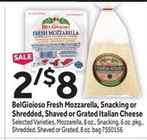 BelGioioso Fresh Mozzarella, Snacking or Shredded, Shaved or Grated Italian Cheese