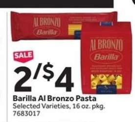 Barilla Al Bronzo Pasta