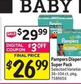 Pampers Diapers Super Pack