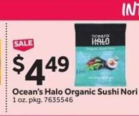 Ocean's Halo Organic Sushi Nori