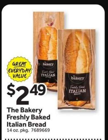 The Bakery Freshly Baked Italian Bread