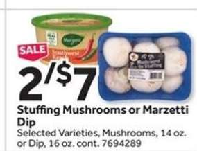 Stuffing Mushrooms or Marzetti Dip