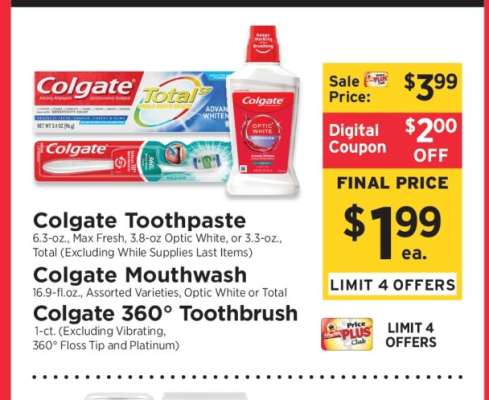 Colgate Toothpaste, Colgate Mouthwash, Colgate 360° Toothbrush