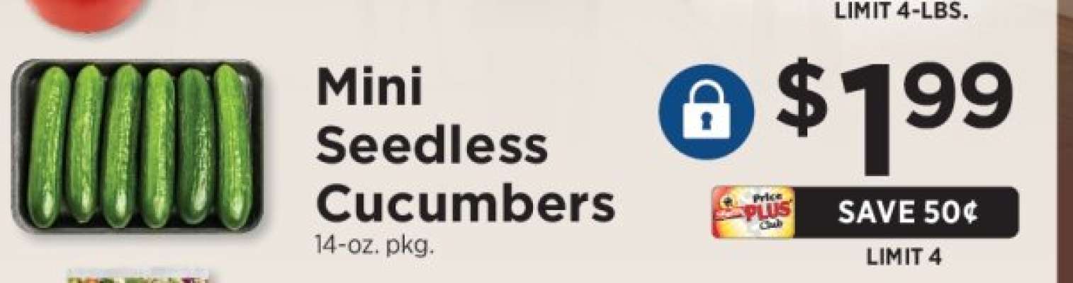 Mini Seedless Cucumbers