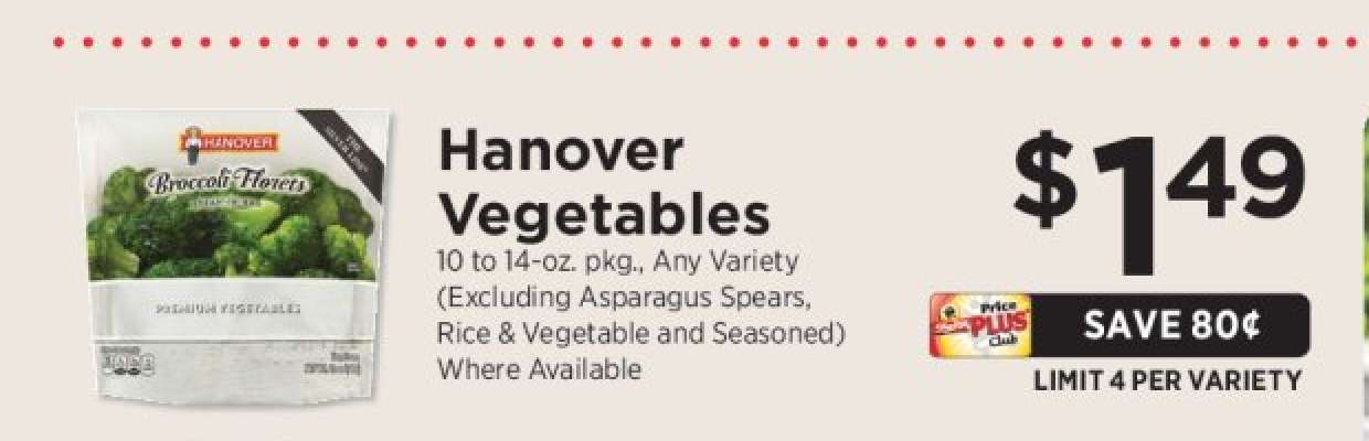 Hanover Vegetables