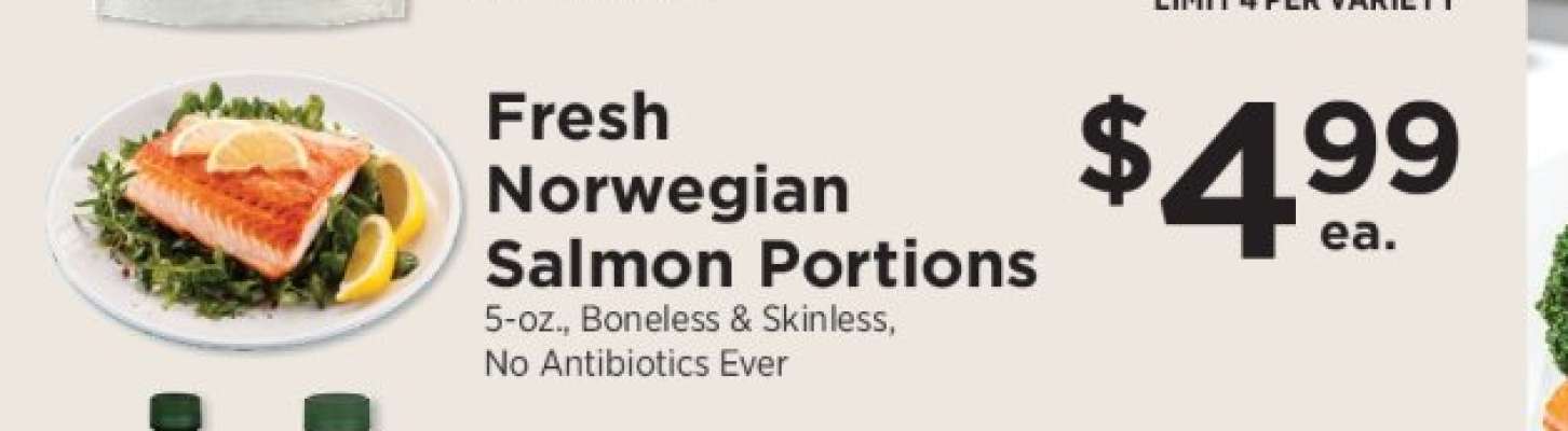 Fresh Norwegian Salmon Portions