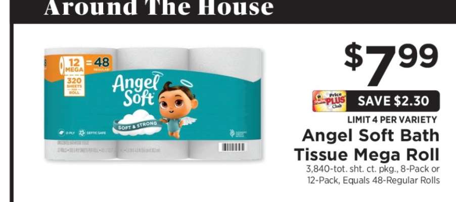 Angel Soft Bath Tissue Mega Roll