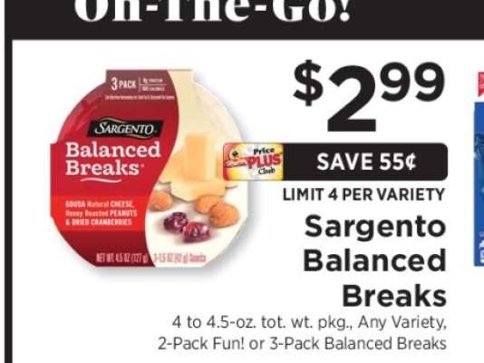 Sargento Balanced Breaks