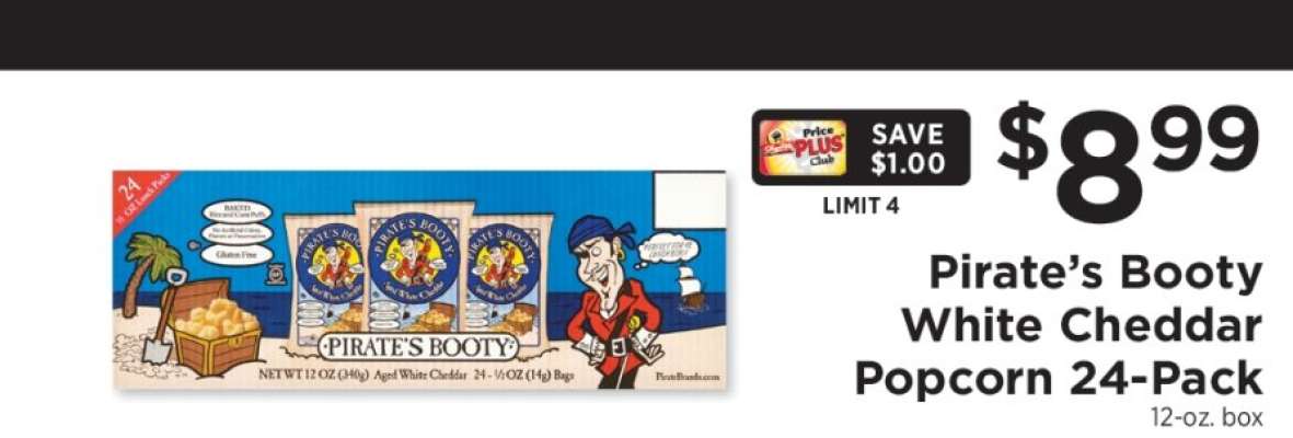 Pirate’s Booty White Cheddar Popcorn 24-Pack