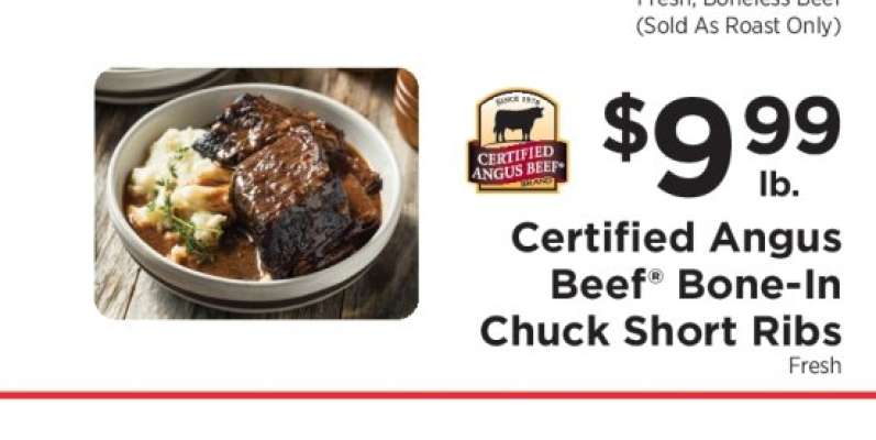 Certified Angus Beef Bone-In Chuck Short Ribs