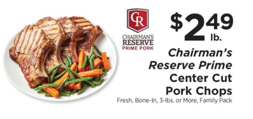 Chairman's Reserve Prime Center Cut Pork Chops