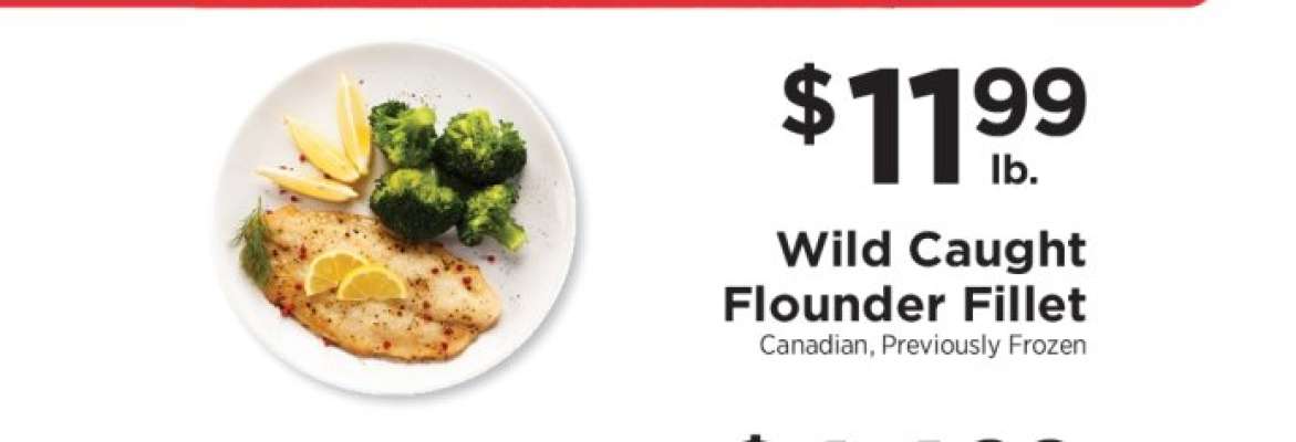 Wild Caught Flounder Fillet