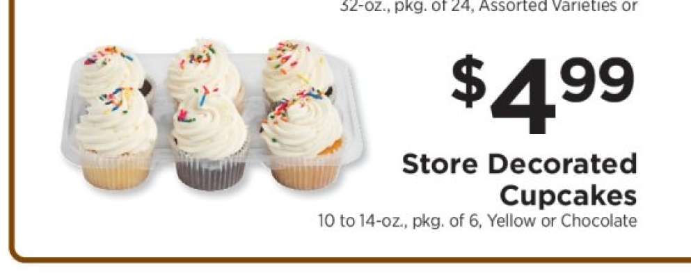 Store Decorated Cupcakes