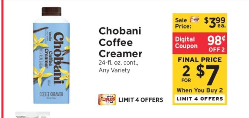 Chobani Coffee Creamer*