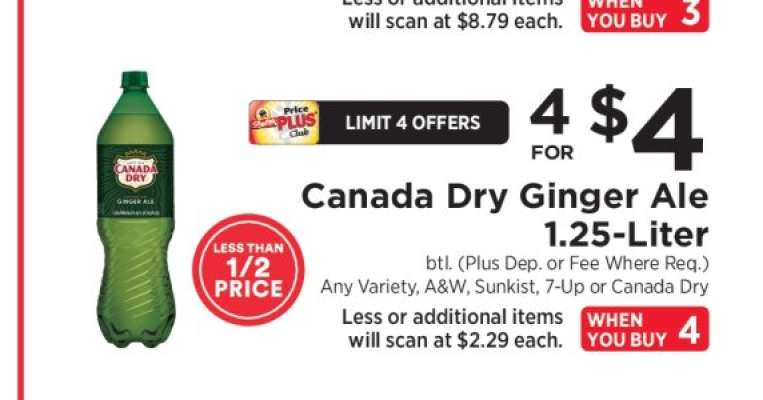 Canada Dry Ginger Ale 1.25-Liter
