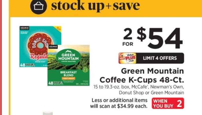 Green Mountain Coffee K-Cups 48-Ct.