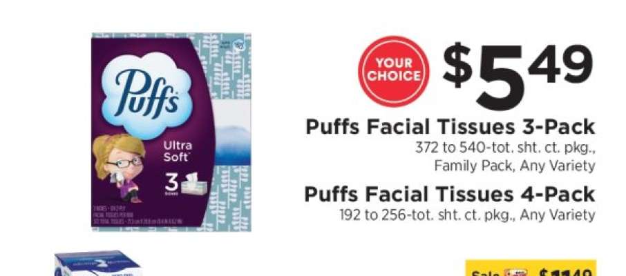 Puffs Facial Tissues