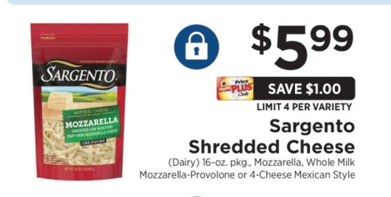 Sargento Shredded Cheese