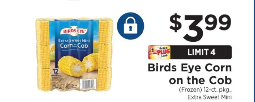 Birds Eye Corn on the Cob