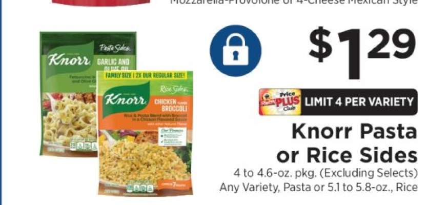 Knorr Pasta or Rice Sides